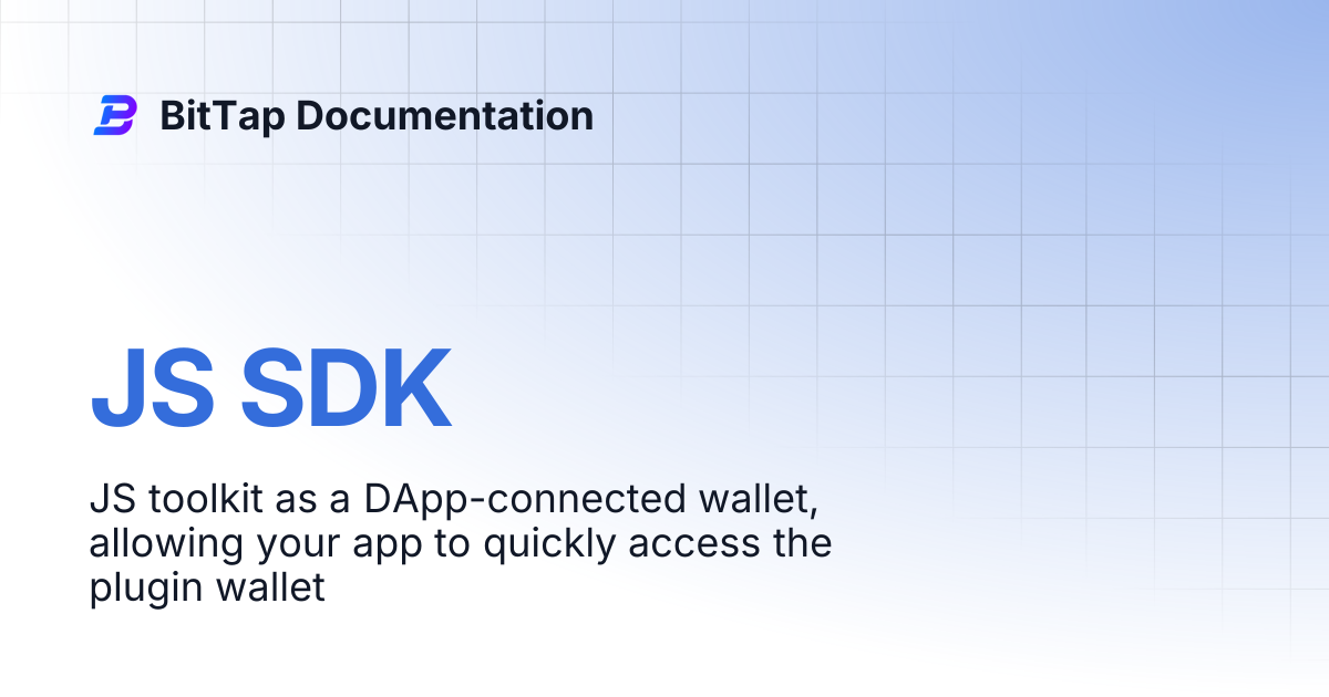 JS SDK | BitTap Documentation